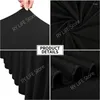 Table Skirt Decorative Ruffled Tablecloth Wedding Stretch Spandex Rectangle Cloth Party Baby Shower Banquet Cover