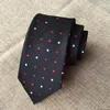 Papillon Mans 6cm Cravatte scozzesi a righe sottili Cravatta di seta moda Jacquard Classici Abiti da cerimonia per uomo d'affari Tessuto sottile