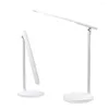 Lampes de table LED Lampe de bureau Gradation en continu USB Rechargeable Étudiant Protection des yeux Lampe de lecture Pliante Dortoir Veilleuses