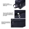 Storage Bags Toiletry Bag Portable Men Women Waterproof Multi-pocket Travel Cosmetic Organizer Container Black