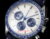 GS V2 Perfect Watches 310.32.42.50.02.001 42mm inossidabile 50 ° anniversario cal.386 Movimento meccanico automatico Cinturino in nylon blu Orologio da uomo Orologi da polso da uomo