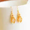 Boucles d'oreilles pendantes pour femmes, 2436-6 #, HETIAN, goutte d'eau creuse, Jade blanc S925, argent pur, néphrite naturelle, Cheongsam