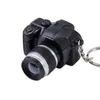 Anahtarlıklar Ly Sevimli Mini Oyuncak Kamera Charm Anahtarlık ile Flash Lightound Çanta Araba Kolye Hediye Anahip Kuyumcu Aksesuarları