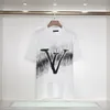 Summer Designer Mens plus size koszulka T-shirt luksusowa koszulka Klasyczna druk liter