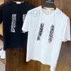 T-shirts pour hommes Designer Summer Men's Shirt T Tops Luxe T-lettre H imprimé T T-shirt à manches courtes Sweat à capuche 100% coton Hommes Femmes Plus Taille Vêtements Col rond T-S 3XL 4XL 0KEC