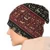 Berets Egyptian Hieroglyphs Beanie Cap Unisex Winter Warm Bonnet Homme Knitted Hats Outdoor Ancient Egypt Skullies Beanies Caps