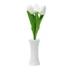 Lampes de table LED tulipe lampe Simulation fleur veilleuse bureau pour fête dortoir décor enfants cadeau ornement