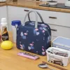 Förvaringspåsar bärbar lunchpåse termisk isolerad låda på kylare handväska bento påse middag container mat för kvinnor barn