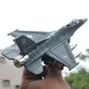 Modèle d'avion électronique son lumière F16 combat avion de l'armée de l'air modèle en alliage modèle de collection de passionnés militaires modèle enfants cadeau enfant 230426