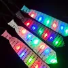 その他のお祝いのパーティー用品10pcs led bowtie flashing light up up up up up up up up up up