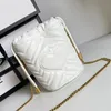 Diseñador Mini bolso de cubo bolso de teléfono bolso Bolsos de hombro GG para mujer Cuerda de amarre cubo de cuero bolso cruzado GGity Mini bolso de teléfono billetera bolso de mano de diseñador