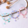 Charm Bracelets Candy Gum Butterfly Crystals Women Bracelet Chains for Girls Friends Student Daisy Beads Bracelets Aesthetic Charm Y2k Jewelry Z0426