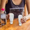 Scatole portaoggetti Contenitori da viaggio a prova di perdite Articoli da toeletta comprimibili contenenti bottiglie Accessori cosmetici per gel doccia detergente viso