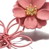 Dangle Earrings Match-Right 2023 Korean Fashion Jewelry Fresh Cute Hook Drop Flower Candy Color Earring For Women SR1066