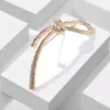 Brooches Simple Gold Color Knot Rope Bow Women Twist Brooch Lapel Pin Dress Coat Cardigan Wedding Jewelry Gifts