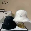 قبعة قبعة/جمجمة قبعات Kangol Fisherman Rabbit Fur Winter الأحدث Kangaroo التطريز العلامة التجارية Dome Hat Candy Colors Designer Panama Lady