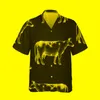 Chemises décontractées pour hommes Jumeast 3d mignon visage de vache drôle imprimé chemise hawaïenne hommes à manches courtes Anime dessin animé hauts amples Streetwear 5XLMen's