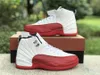 مع Box 2024 Mens Shoes Sandals 12S 12 Cherry White Black Varsity Red Original Dhgate