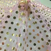 Decoração de festa 100 150cm Foil Tulle Tulle Tocleloth Passas de tecido DIY para noiva