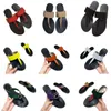 Luxury top women's slipper new sexy designer sandals fashion outdoor platform shoes classic pinched beach shoes alphabet print flip flops summer flat casual shoes