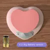 Hushållsskalor Pink Heart Lovely Kitchen Scale Electronic Scale Micro Hushåll Kök Skala Precision Vikt Bakning Elektronisk skala 230426