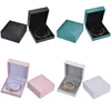 Jewelry Pouches Pink Storage Box Necklace Earrings Engagement Ring Bangle Bracelet Display Gift Packaging Bags 5 Colors