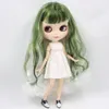 Dolls Icy DBS Blyth Custom Doll No.B4299 / 136 Green Mix Hair blanc 1/6 BJD OB24 Anime 230426