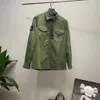 Compagnie C P Outerwear Badges Zipper Shirt Jacket Loose Style Spring Mens Top Oxford Portable High Street Stone Islan D Jacke Wholesale Pieces Dicount