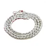 Kedjor Chuangcheng Masculine Twist Men's 4mm Twisted Chain Halsband 925 Sterling Silver Jewelry