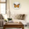 Wall Clocks Nordic Colorful Creative Butterfly Quartz Art Style For Home Decor Clock Modern Fantastic Abstract BB5W