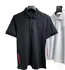القمصان الرجالية قميص القميص الجليدي القطن قميص تنفس الصيف القصيرة بولو رجل قمم Tees المصمم Tshirts الحجم الآسيوي S-5XL