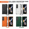 For Samsung Galaxy Z Fold 4 & 3 5G Phone Cases Shockproof Full-Body Dual Layer Rugged Case with Built-in Screen Protector & Kickstand+S Pen Slot