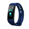 Y5 Smart Band Watch Color Screen Polsband hartslag Activiteit Fitness Tracker Smart Electronics Bracelet