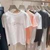 Женская футболка хит хит цвет o-вырезок короткие рукава Tees Летний печать писем