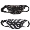 Waist Bags Fashion Leopard Print Fanny Pack Belt Women Travel Chest Purse Pouch Bullet PU Leather Shoulder 2023 230426