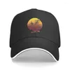 Bola bonés legal havaí praia palmeira boné de beisebol para homens mulheres personalizado ajustável adulto pôr do sol pai chapéu verão