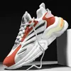 2023 Heren Trainers Loopschoenen Oranje Zwart Ademend Mode Mesh Duurzaam Comfortabel Wandelen Sport Sneakers