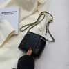 Coréen 2022 nouvelle mode fil à broder Lingge simple épaule Oblique croix petit sac de maquillage carré sacs à main en gros 30 dollars