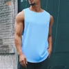 Débardeurs pour hommes Plain Gym Vêtements Mens Bodybuilding Stringer Top Mesh Sans Manches Gilet Sweat Fitness Workout Sportswear top Homme 230425