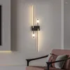 Wandlamp Lange Strip Lampen Licht Luxe Slaapkamer Nachtkastje Lijn Moderne Eenvoudige Scandinavische Minimalistische Woonkamer Achtergrond