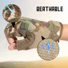 Gants à cinq doigts Gants tactiques sans doigts SWEAT Armée Militaire Airsoft Combat Paintball Tir Chasse Conduite Antidérapant Demi Doigt Hommes Femmes 230426