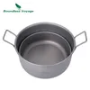 Camp Kitchen Boundless Voyage Multifonctionnel Vapeur Pot À Soupe Poêle À Frire Ensemble Avec Couvercle Camping En Plein Air Casserole Mess Kit Ti2057C 230425