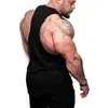 Męskie topy zbiornikowe mięśni siłowni odzież fitness Singlets Męs