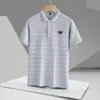 Polo Shirt Podstawowy biznesowy projektant Polos Fashion francuska marka męska T-shirt haftowana odznaka ramię