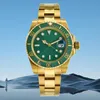 designer watches Clasp Mens Watch men Automatic Sapphire Stainless Solid Glidelock Black ceramics bezel Green face Male Watches Wristwatches