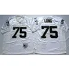 Football américain porter Howie Long 75 maillots retour hommes blanc noir chemise mitchell ness taille adulte jersey cousu ordre de mélange