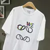 Womens Designer t-shirt Shirt 2023 Summer Embroidery Letter Print Sleeve Top T-shirt