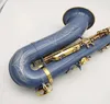 Novidade saxofone tenor laca dourada profissional sax tenor com estojo palhetas pescoço bocal 2023