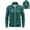 Herrtröjor tröjor 2023 Aston Martin F1 Jacka Alonso Jersey Uniform Loose Coat Formel 1 Racing Suit and Women's Fan Clothing Moto Jack Tops Y23