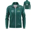 Felpe con cappuccio da uomo Felpe 2023 Aston Martin F1 Giacca Alonso Jersey Uniforme Cappotto allentato Formula 1 Tuta da corsa e Abbigliamento da fan da donna MOTO Jack Tops Y23